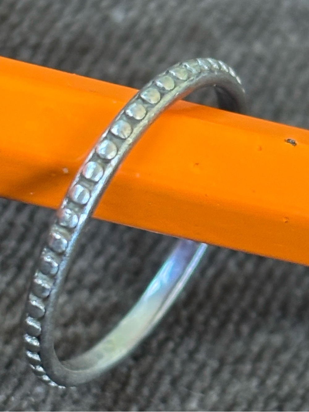 .925 STACKING RING Real solid Sterling Silver Fine Jewelry Y2K Vtg 2000s minimal